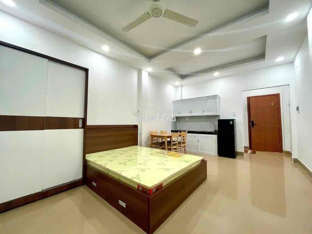 Cho thuê căn hộ studio ban công, máy giặt riêng q1 gần cầu ông lãnh - Ảnh 2