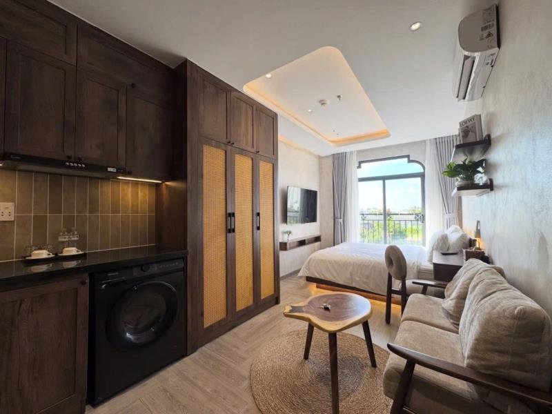 Cho thuê căn hộ, ban công rộng - đường dương quảng hàm, gần vlu, iuh, emart,… - Ảnh 4