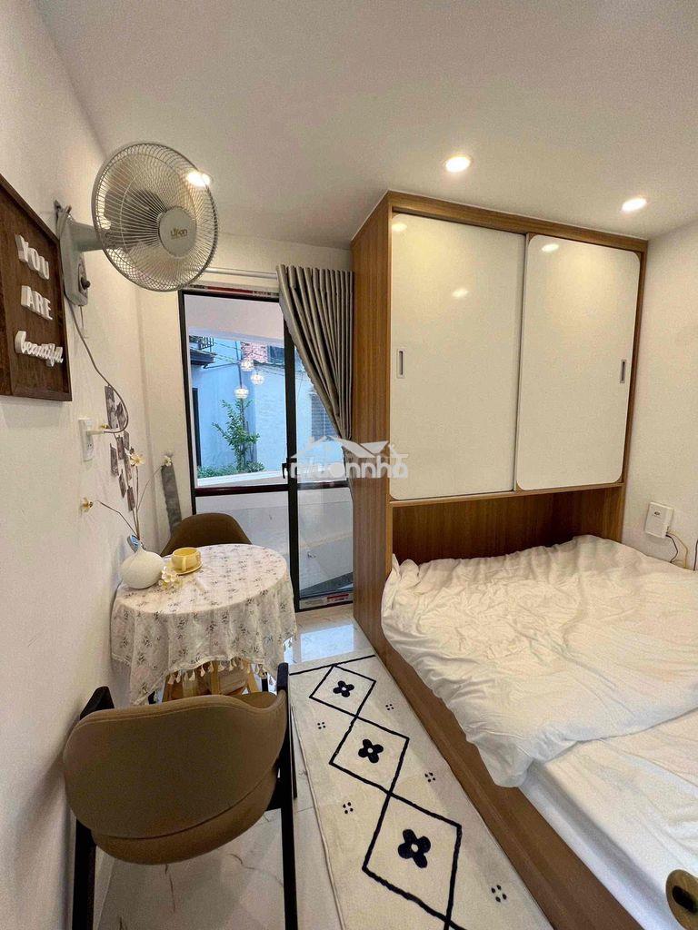Cho thuê căn hộ studio ban công tách bếp full nt ở lê văn sỹ quận 3 - Ảnh 2