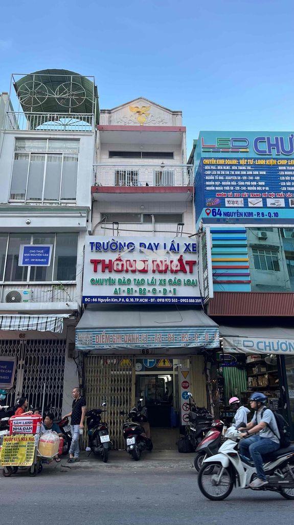 Bán nhà mặt tiền đường nguyễn kim p6q10