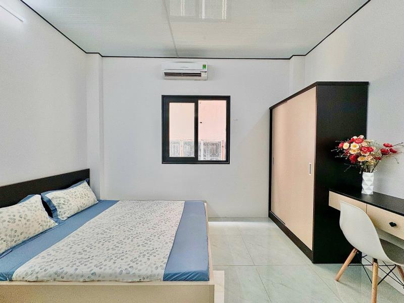 Phòng trọ dạng studio ở tân phú nội thất đầy đủ có cửa sổ trời - Ảnh 4