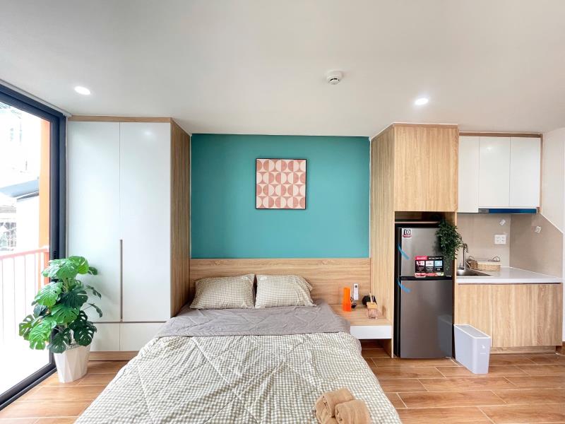Mới khai trương căn hộ ban công khu bếp xa giường ở khu phan xích long sát quận 1 - Ảnh 3