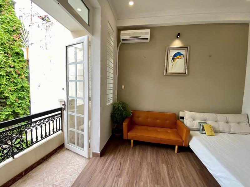 Cho thuê căn hộ quận phú nhuận có ban công rộng full nội thất đẹp - gần đh fpt, kinh tế, đại học mở - Ảnh 4