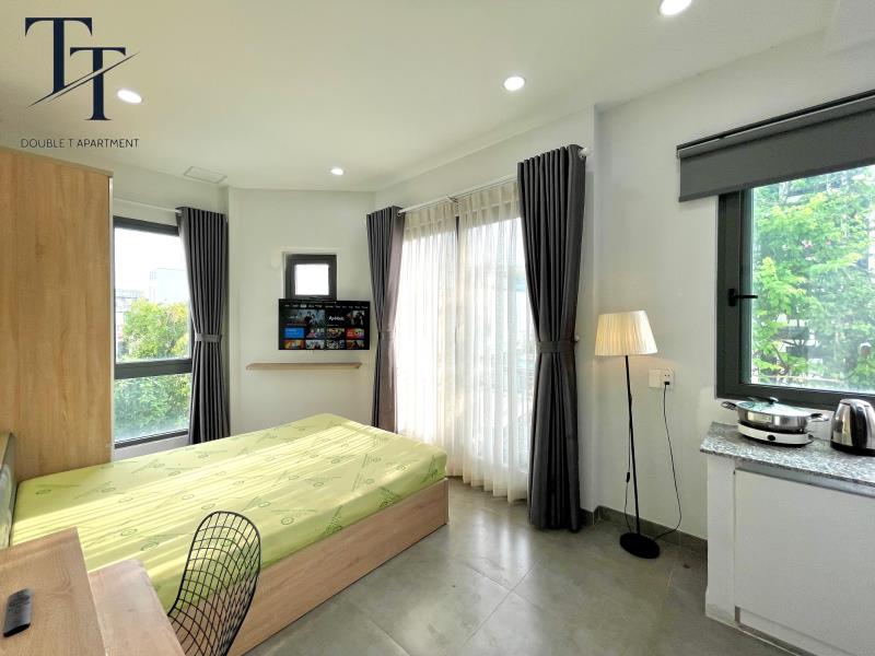 Cho thuê studio ban công 25m2 ngay cầu bông - chợ bà chiểu - công viên lê văn tám - chợ tân định