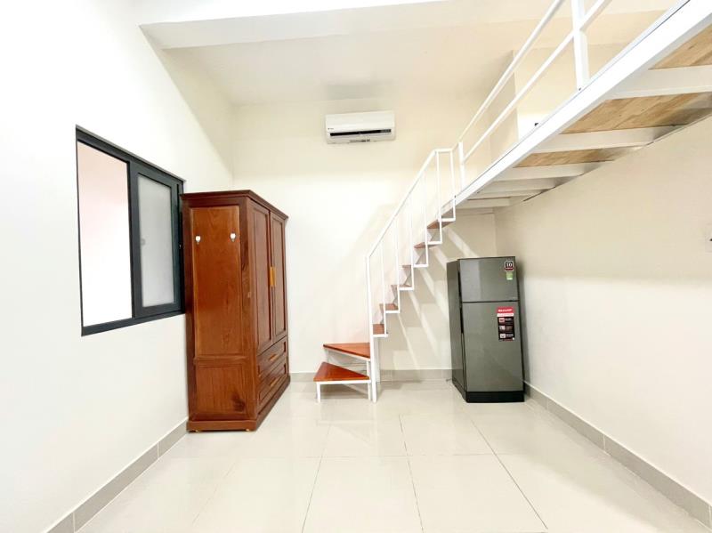 Gác lửng 30m2 đầy đủ tiện nghi, cửa sổ thoáng mát gần ngay chợ bà chiểu bình thạnh - Ảnh 3