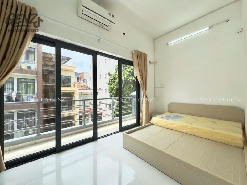 Cho thuê 2pn ban công 60m2 full nội thất ngay bờ kè trường sa - cầu công lý - ngã tư phú nhuận
