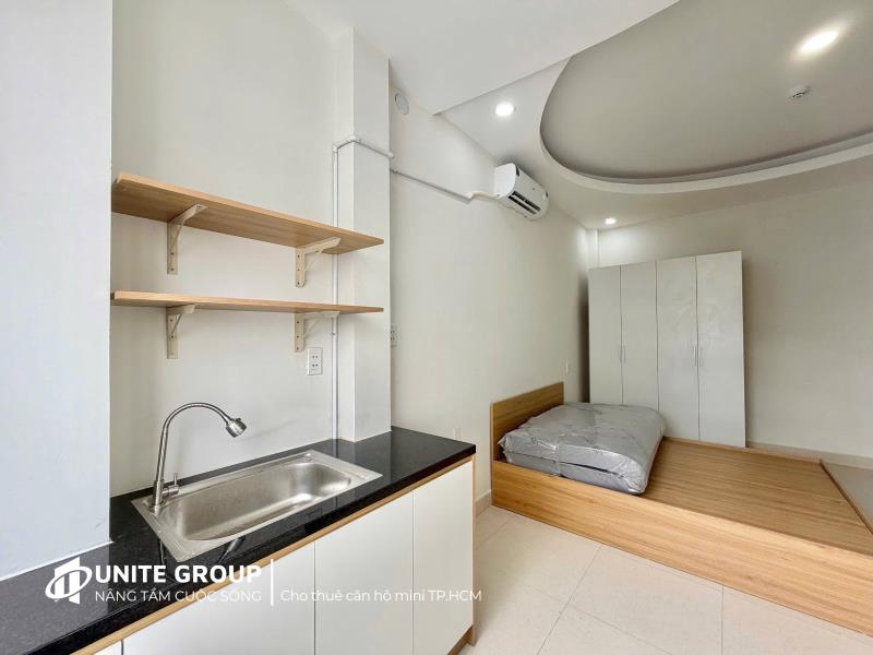 Khai trương căn hộ 35m2 cửa sổ thoáng thang máy mới 100% ngay nơ trang long gần ngã tư hàng xanh, đại học văn lang cơ sở 3  - Ảnh 4