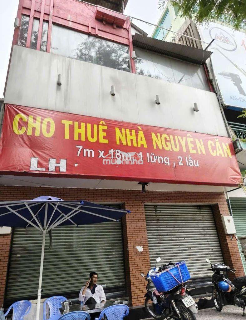 Cho thuê nhà mặt tiền hồng bàng gần cầu vượt cây gõ, q11- 7x18m- 4 tấm