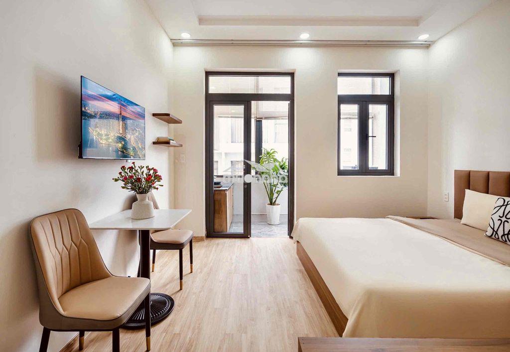 Balcony tách bếp nội thất đẹp gần đài truyền hình, bờ kè hoàng sa q1 - Ảnh 2