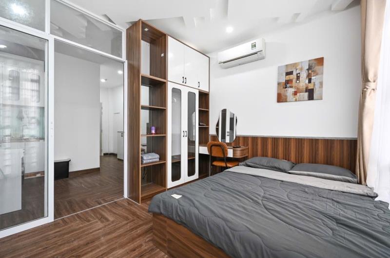 Cho thuê căn hộ 1 phòng ngủ full nội thất trên đường đặng thuỳ trâm tiện đi chợ bà chiểu, lê quang định, phan đăng lưu, q1, q3, phú nhuận