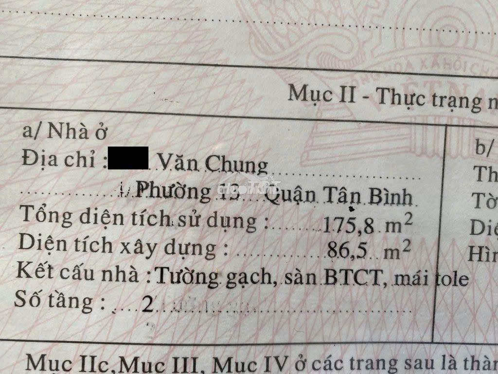 Chính chủ bán biệt thự văn chung – 450m ra t3 metro 6, metro 2 - 3