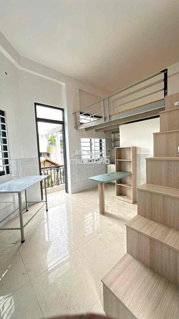 Cho thuê phòng duplex ban công riêng full nội thất - khu k300 tân bình