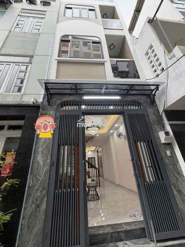 Nhà 4 tầng 2 mặt hẻm âu dương lân p2 q8 3,5x11,5m ko lộ giới