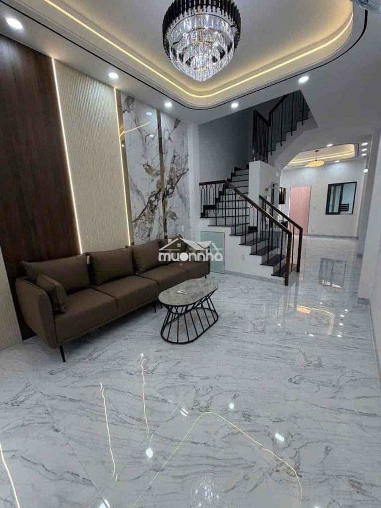 Nhà 4 tầng 2 mặt hẻm âu dương lân p2 q8 3,5x11,5m ko lộ giới - 2