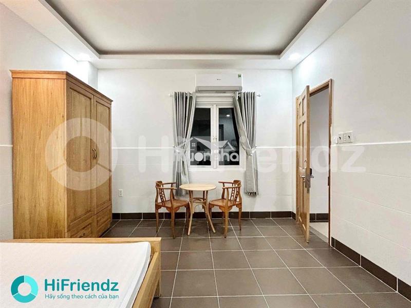 Studio cửa sổ trời full nội thất gần đầm sen có máy giặt riêng