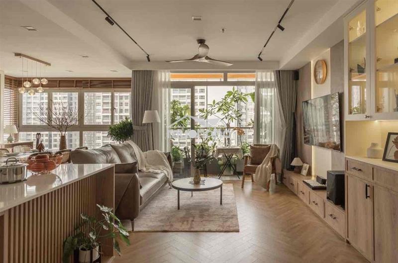 🏠 Cho thuê toky tower – căn góc 65m² có ban công   • 2 phòng ngủ – 2 w