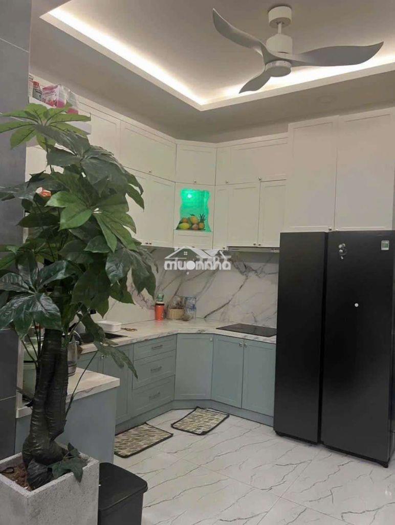 Nhà có nội thất 1 trệt 1 lầu 2pn 4x14m hẻm huỳnh tấn phát quân 7 - Ảnh 2