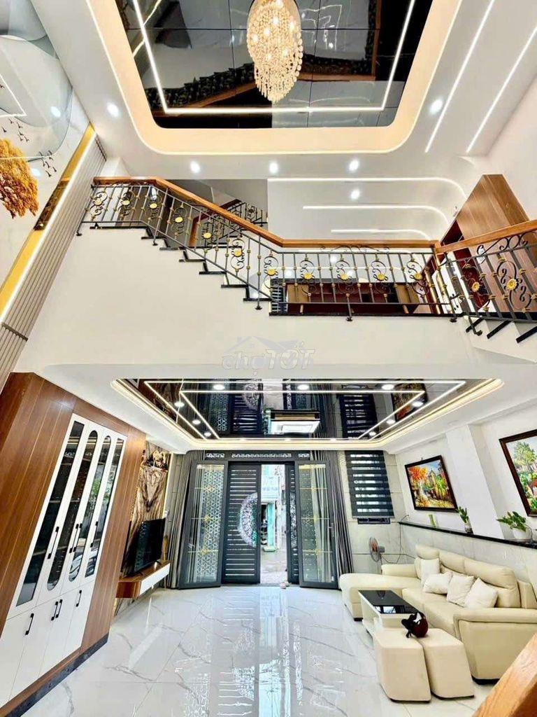 Nhà phan anh [6x10, 3 lầu, 5pn, 6toilet] full nội thất - Ảnh 2
