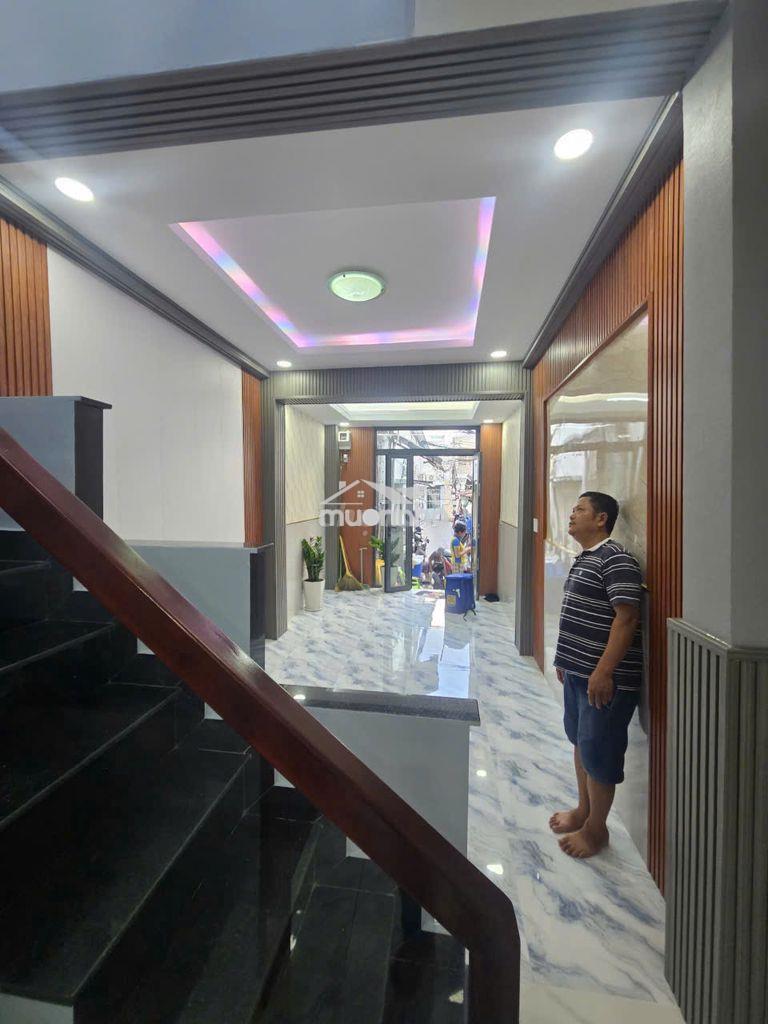 Bán nhà mới 1 lầu – hẻm 791 trần xuân soạn – 2 mặt hẻm cực thoáng