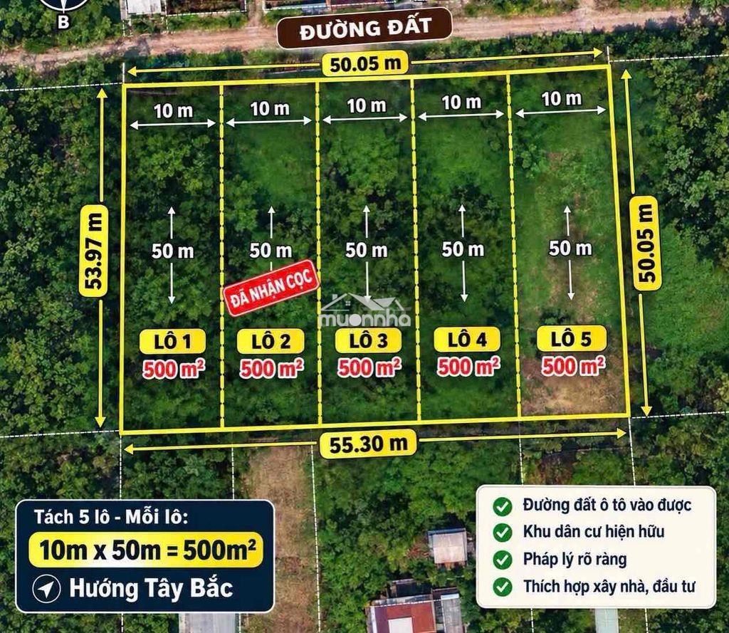 Bán 500m2 đất view rạch - 3,5 tỷ - Ảnh 3
