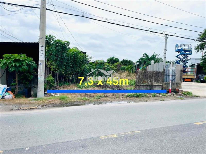 Chủ bán gấp lô đất dt 7,3x45m, đường nhựa tân thông hội, giá 950tr