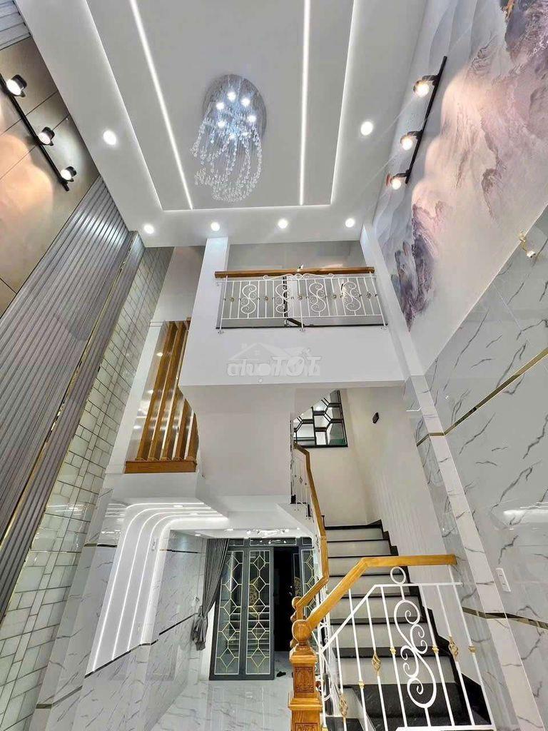 Nhà bán đường lê văn quới_ mã lò: 4mx13m đúc 1 lửng 3 lầu - 2