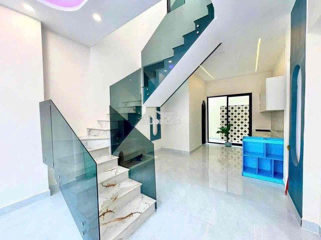 Chính chủ bán nhà 1 lầu 1 trệt 63m2, xây mới hẻm xe hơi thông, - 4