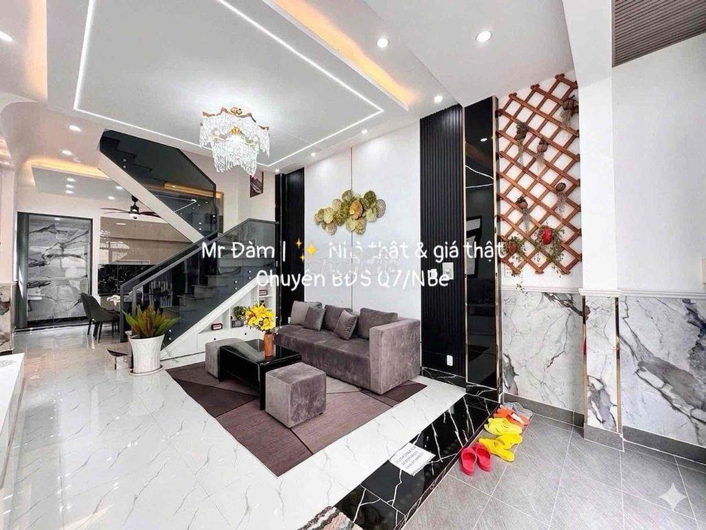 Nhà 4 tầng sân thượng – 4pn – xe hơi tới nhà – sát q7 - 2