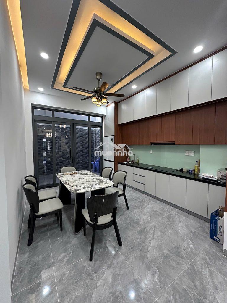 Bán nhà 1 trệt 2 lầu sân thượng mới 100%, 80m2, 4pn, nội thất hẻm 6m - Ảnh 3