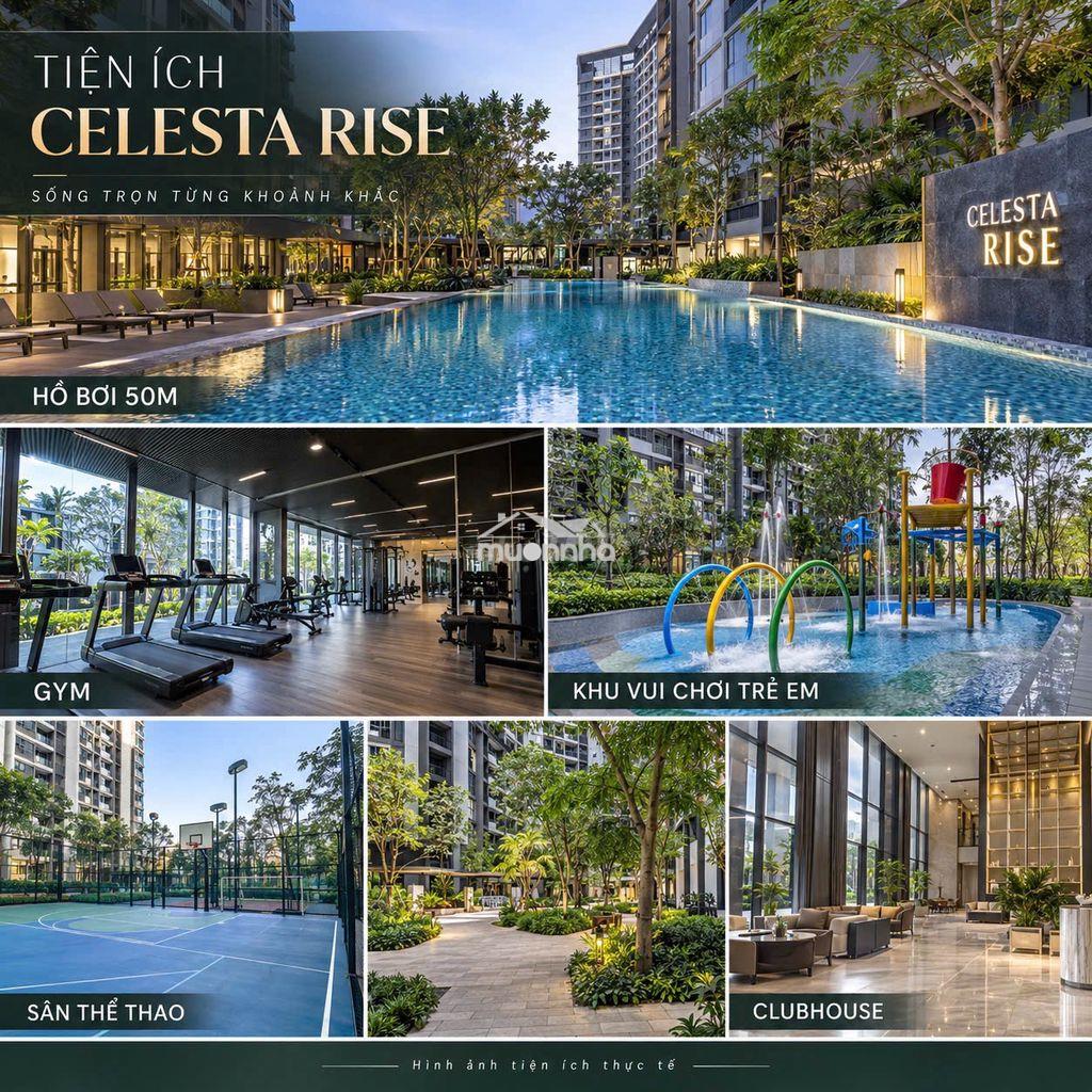 Cho chuê celesta rise 3pn 105m² – htcb, bếp, rèm, máy lạnh - 3
