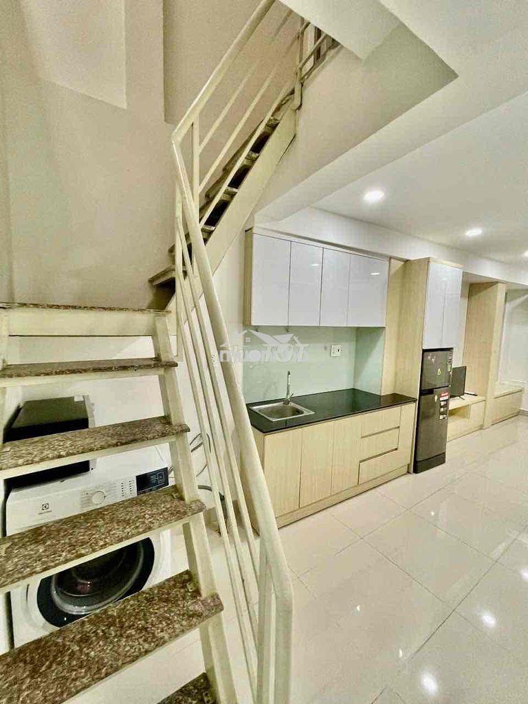 Cho thuê căn hộ 1 trệt 1 lầu 2 wc 60m2 full nội thất thang máy chỉ 9tr - 3