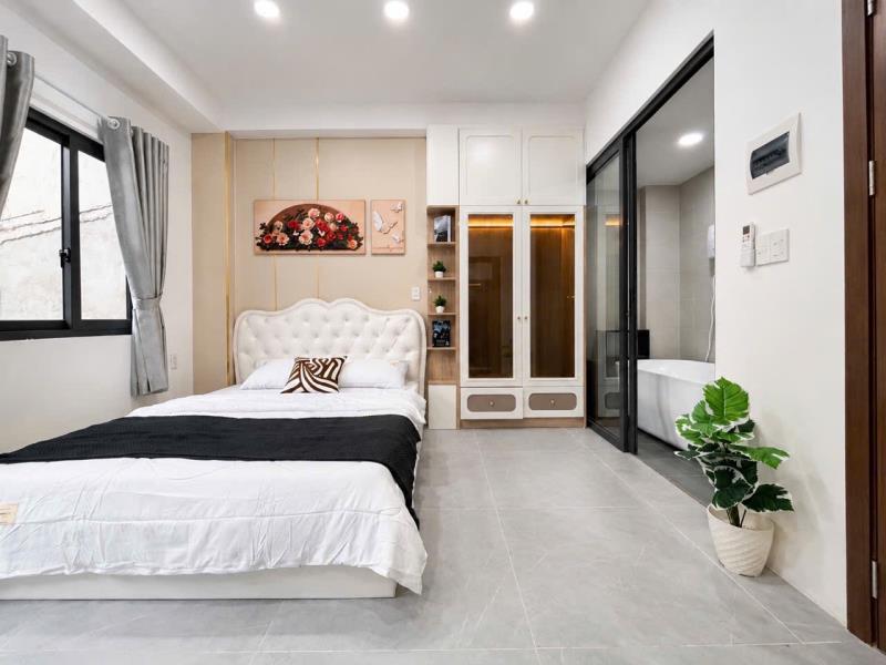 Cho thuê căn hộ 1 phòng ngủ, ban công thoáng, toà nhà thang máy ngay nguyễn xí tiện đi nơ trang long, đinh bộ lĩnh, quận 1, quận 3, phú nhuận - Ảnh 3