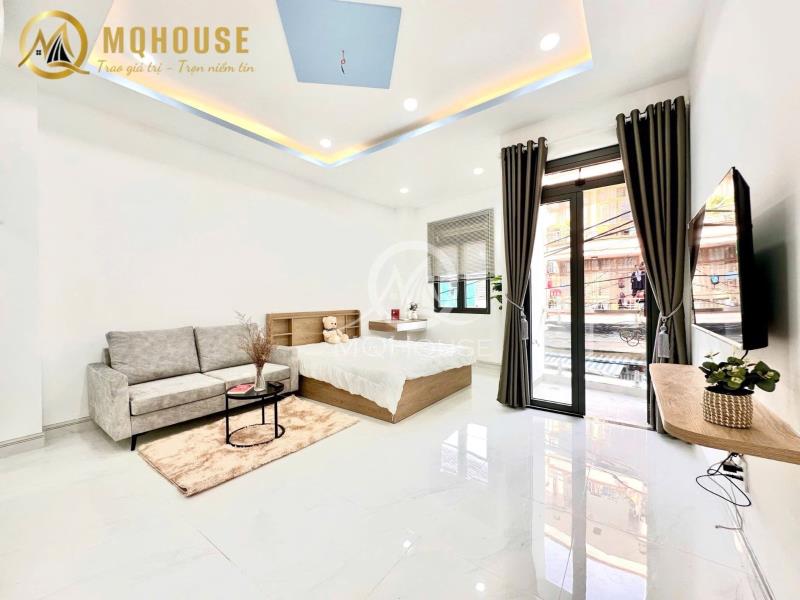 Cho thuê căn hộ dịch vụ cao cấp1 phòng ngủ giáp sân bay tân sơn nhất,bệnh viện tâm anh, vòng xoay lăng cha cả, cv gia định - Ảnh 4