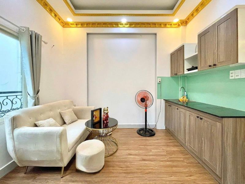 Cho thuê căn hộ 1 phòng ngủ ban công full nội thất - phan đình phùng, phú nhuận gần cầu kiệu, đại học mỹ thuật - Ảnh 3