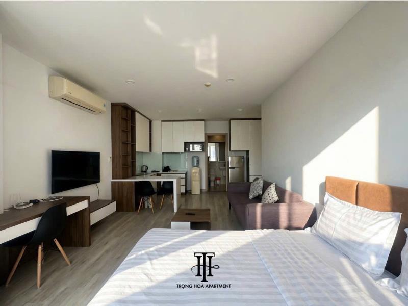 Studio full nội thất ban công lớn ngay nơ trang long gần chợ bà chiểu tiện đi hoàng hoang thám, chu văn an, nguyễn xí - Ảnh 3