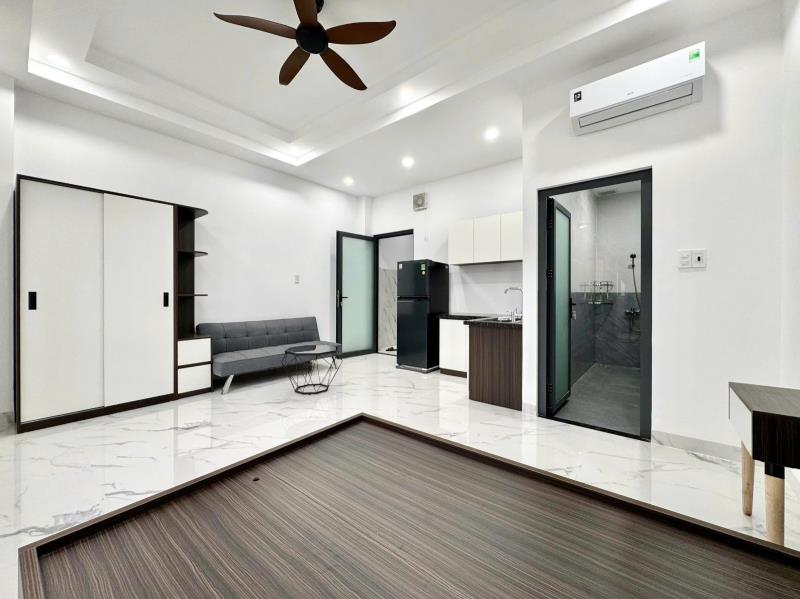 Studio – full nội thất, cửa sổ thoáng – gần aeon mall tân phú