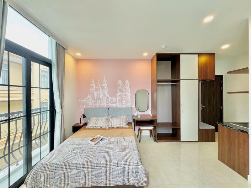 Cho thuê căn studio cực đẹp hiện đại nhà mới ngay sân bay - Ảnh 4