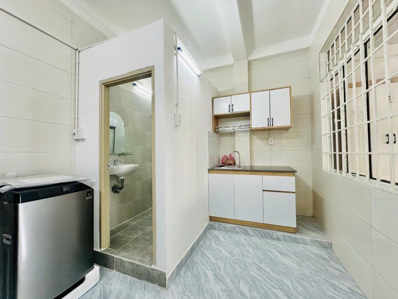 Cho thuê căn hộ 1pn tách bếp có ban công thoáng đón nắng máy giặt riêng full nội thất hồ biểu chánh gần bình thạnh , quận 1 , quận 3 - Ảnh 2