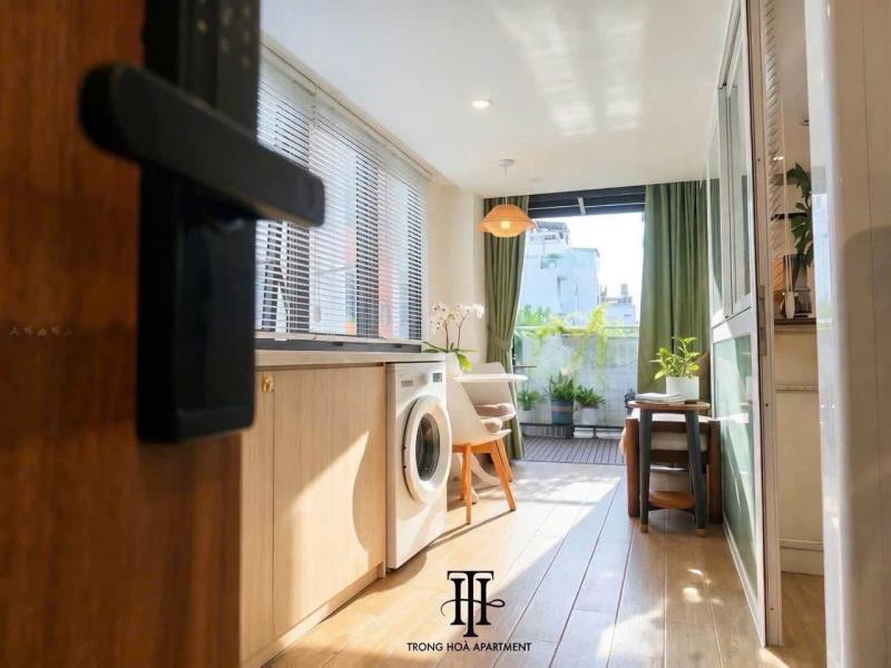 Cho thuê căn hộ 1 phòng ngủ, ban công & sân thượng – nội thất đầy đủ – 42m² bùi đình túy, bình thạnh – gần chợ bà chiểu - Ảnh 3