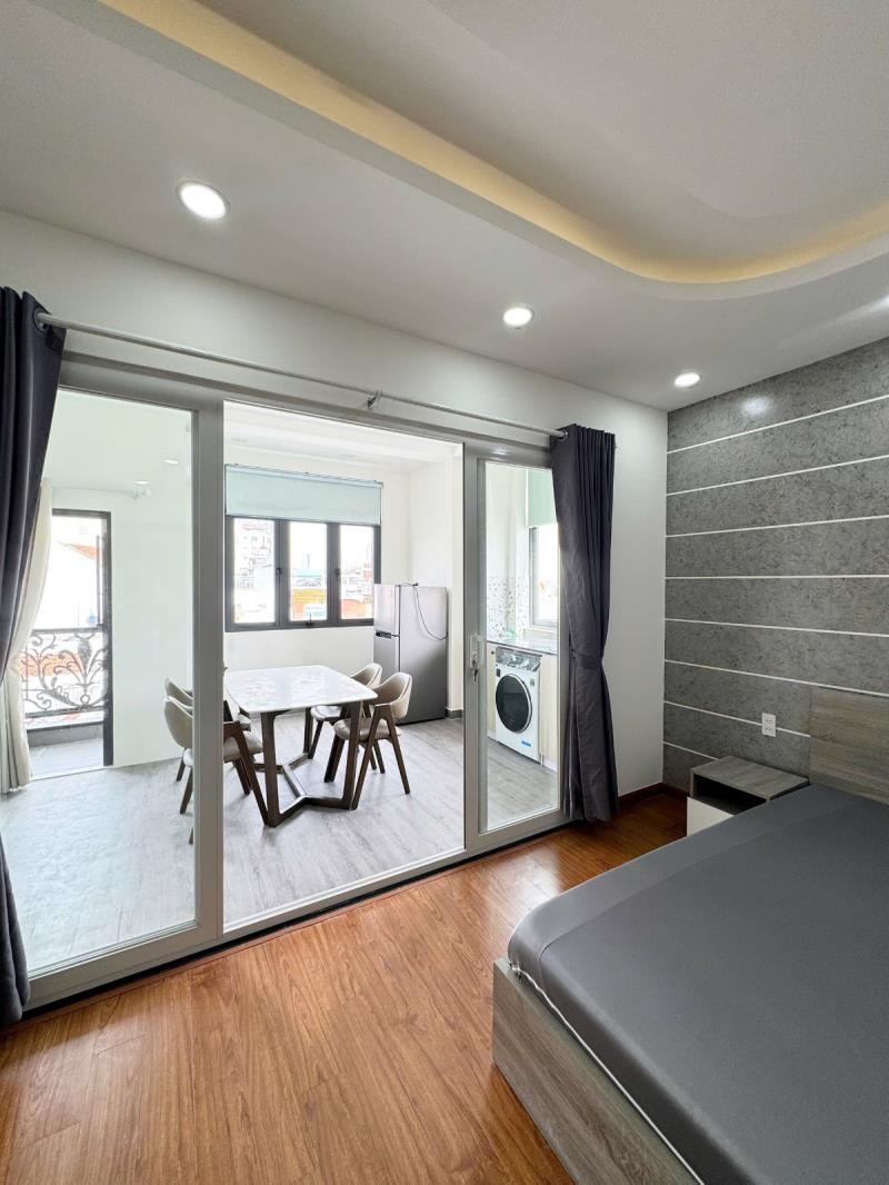 🏡 Căn hộ 1 phòng ngủ máy giặt riêng tách bếp, ban công rộng rãi - hoàng diệu, phú nhuận gần quận 1, 3 sân bay - Ảnh 2
