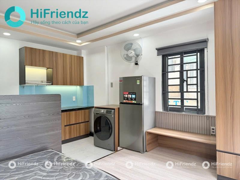 Phòng new 100% gần quận 1, phan đăng lưu, nơ trang long - thang máy - full nt cao cấp - giặt sấy ai - Ảnh 2