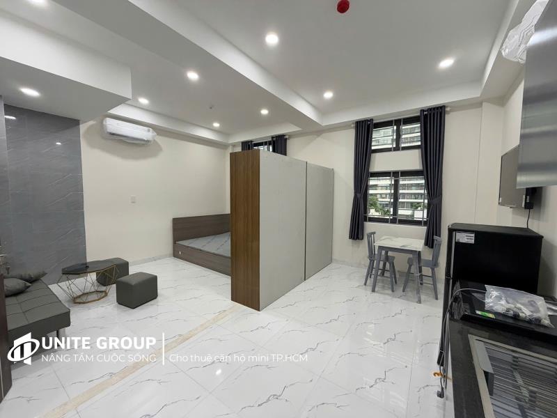 Căn hộ mới 100% full nội thất máy giặt riêng bình thạnh gần ngã tư hàng xanh tiện đi quận 1, 2