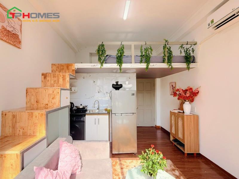 Cho thuê  căn hộ gác duplex phan đình phùng, phú nhuận. giáp q1, q3