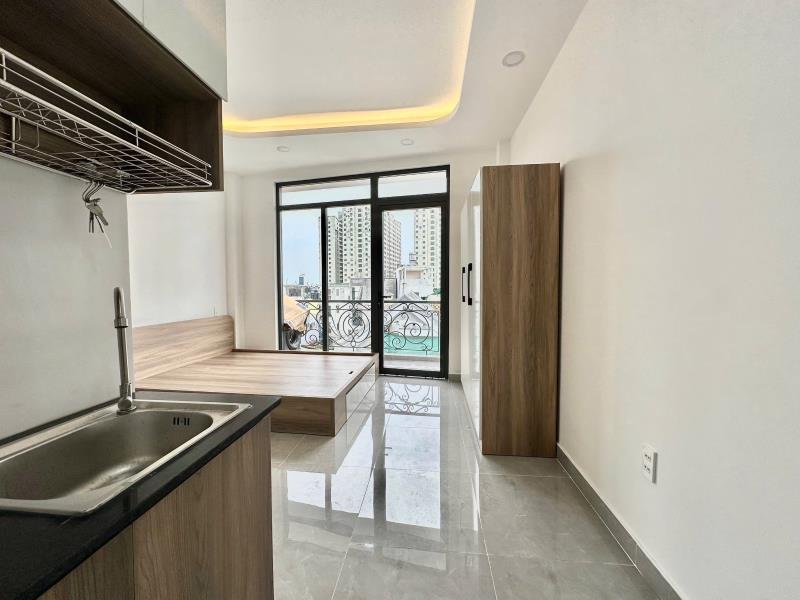 Cho thuê căn hộ ban công, thang máy-35m2-ngay nơ trang long,bình thạnh gần chợ bà chiểu, cầu bông,q1 - Ảnh 3