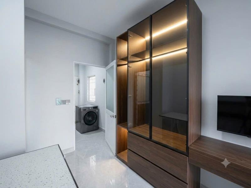 Cho thuê căn hộ full nội thất ban công tại hồ văn huê - Ảnh 3