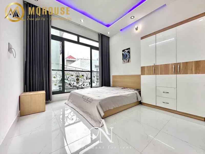 Cho thuê căn hộ có ban công thoáng mát full nội thất đường thích quảng đức quận phú nhuận, sát q1, q3 - Ảnh 2