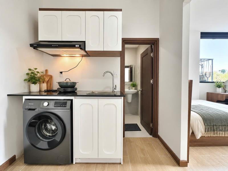 Phòng mới tách bếp nội thất cao cấp thang máy giáp phú nhuận - bình thạnh ngay emart phan văn trị  - Ảnh 2