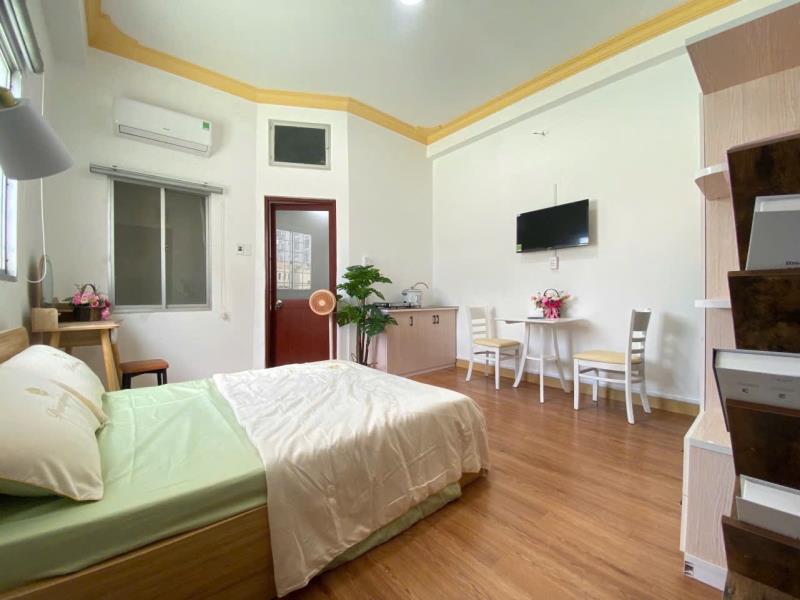 Cho thuê phòng studio trịnh đình trọng full nội thất cửa sổ trời gần đầm sen - Ảnh 2
