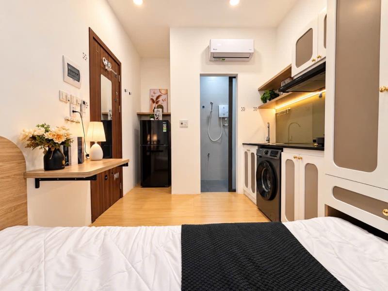 Cho thuê căn hộ cửa sổ lớn - máy giặt riêng (gần vincom nguyễn xí) | nguyễn xí, bình thạnh  - Ảnh 3