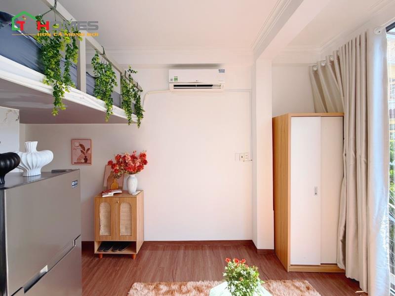 Căn hộ có gác full nội thất, cửa kính siêu thoáng - 33m2 - đoàn thị điểm, phú nhuận gần ngã tư phú nhuận 0941746163 - Ảnh 4